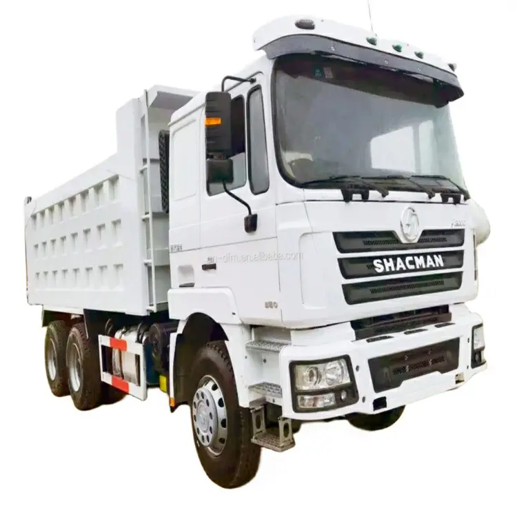 Shacman xe tải giá chất lượng cao người đàn ông 6x4 LHD rhd sử dụng bãi chứa xe tải tipper DIESEL nhiên liệu truyền dẫn sử dụng để bán