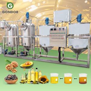 Olive Edible Mustard Animal Fat <b>Mini</b> Small <b>Scale</b> Auto Oil Refinery Refining Equipment Plant Machine Line - Product Image 1