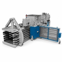 Presse à balles hydraulique entièrement automatique, robuste, haute efficacité, durable, pour le recyclage du papier, du plastique et du carton ondulé