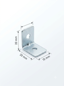 Iron Furniture Corner Bracket Zinc Coated Powder Coated Right Angle Corner Connector for <b>Cabinet</b> Wardrobe Shelf Table Chair <b>Bed</b> - Product Image 3