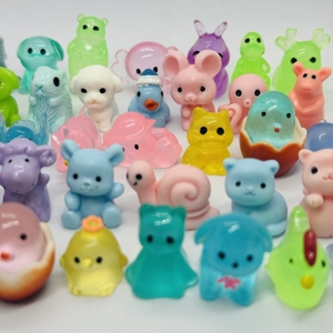 Statues en plastique de <span class=keywords><strong>maison</strong></span> de fée, ornements de scène en résine personnalisés avec éléments animaux pour Halloween - Product Image 1