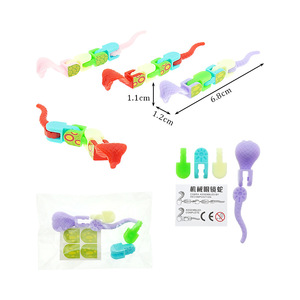DIY auto-assemblé <span class=keywords><strong>Cobra</strong></span> serpent jouet petit <span class=keywords><strong>dessin</strong></span> <span class=keywords><strong>animé</strong></span> assemblage animaux jouets - Product Image 1