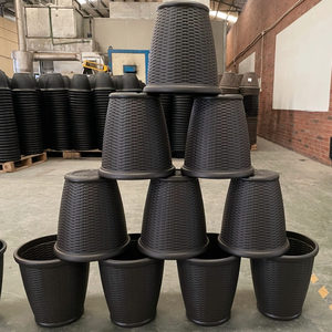 Yuncheng 12 "16" 20 "pouces 30 <span class=keywords><strong>40</strong></span> 50 <span class=keywords><strong>Cm</strong></span> jardin extérieur plante jardinière en plastique moulé par soufflage décoratif Imitation rotin <span class=keywords><strong>Pot</strong></span> de <span class=keywords><strong>fleur</strong></span> - Product Image 6
