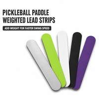 Feuilles de plomb de 3 grammes 50x10mm en stock pour raquettes de pickleball – Forte adhérence, découpe facile, bonne flexibilité – Accessoires