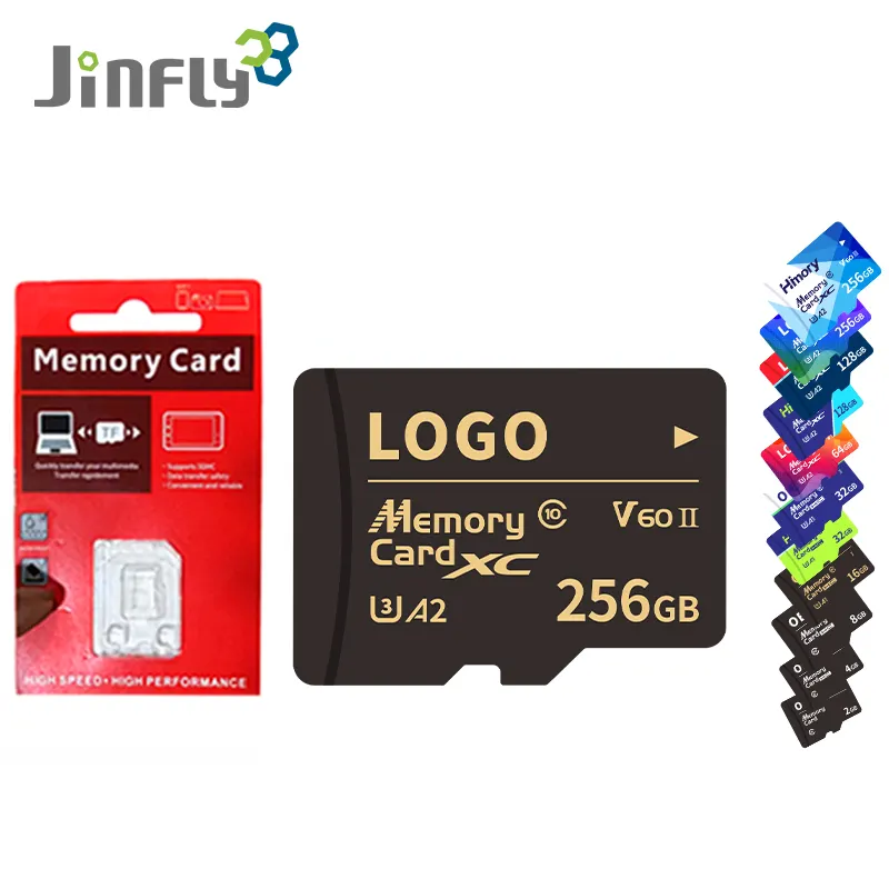 JINFLY JINFLY Factory CE ROHS FCC 8 16 32Gb 64Gb 128GB Phone Memoir Card Car DVR GPS 128 GB 256Gb TF SD Card 512Gb Camera Memory