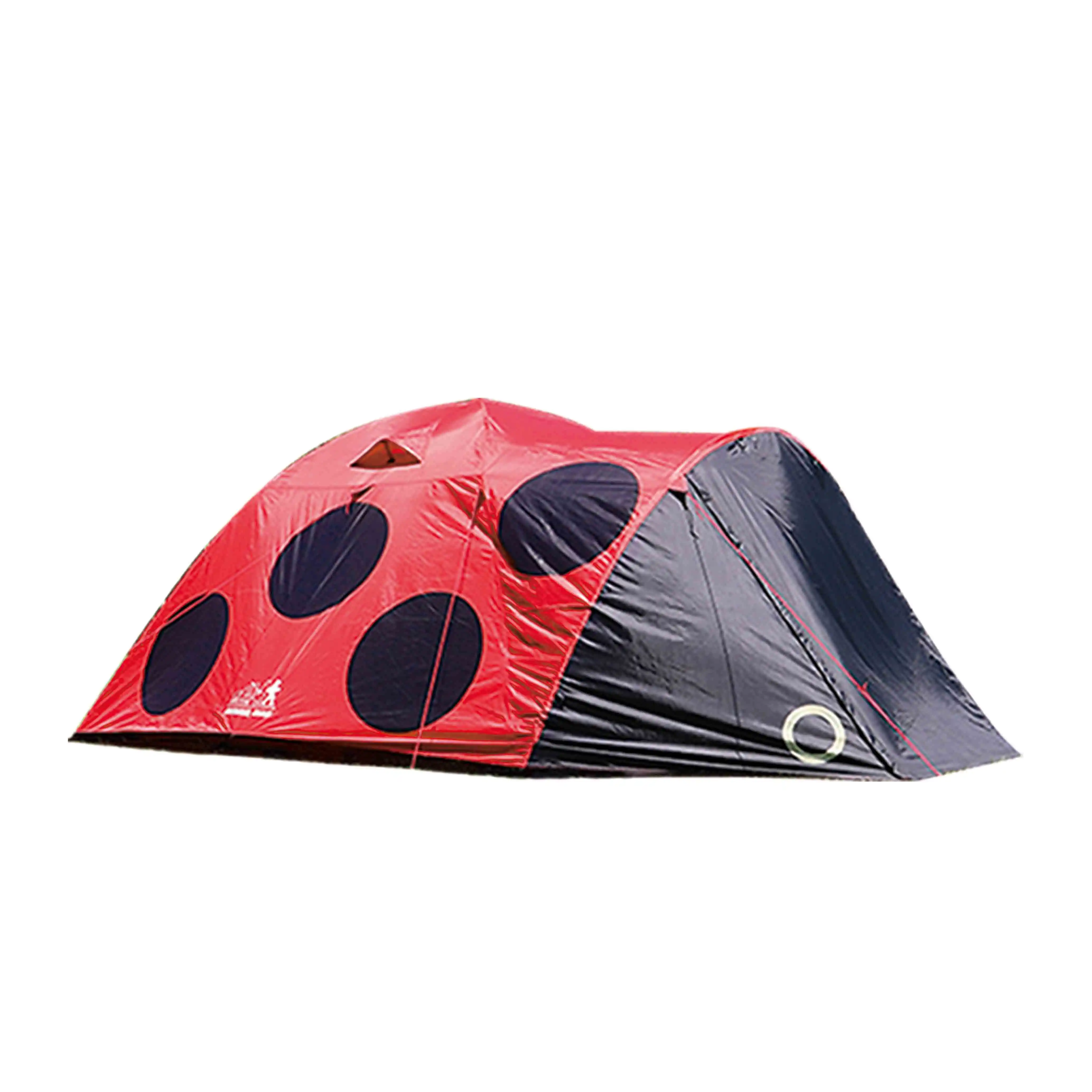 Family lady beetles tent camping 4-5 people tent waterproof outdoor tent