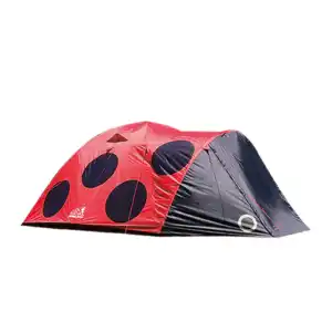 Family lady beetles tent camping 4-5 people tent waterproof outdoor tent