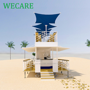 Wecare รถพ่วงสองชั้นสำหรับการจัดเลี้ยงในเชิงพาณิชย์รถขายอาหารกาแฟแบบเคลื่อนที่2ชั้นเพียบพร้อม - Product Image 3