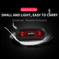 Lumière LED étanche Pour Plaque De Planificateur De Moto,feu Arrière De