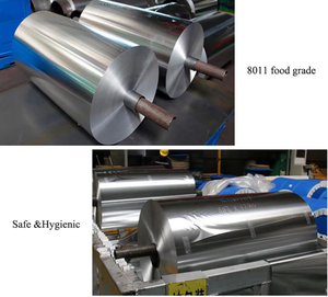 AIUDO 9/20 микрон, рулон пищевой алюминиевой фольги, рулон из алюминиевой фольги для барбекю, выпечки, алюминиевая фольга, рулон - Product Image 3