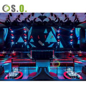 Luxury Custom Design LED Restaurant Interior Decoration Cafe Night Club Bar <strong>Counter</strong> Furniture - Product Image 4