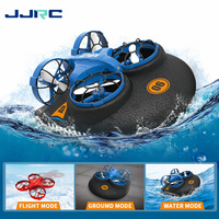 JJRC H116 Avion télécommandé radiocommandé, jouet aquatique, quadricoptère, mini drone RC avec fonction amphibie 3 en 1 et longue durée de vol