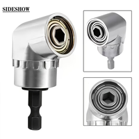 Adaptateur d'angle droit multifonction 105 degrés en acier pour visseuse électrique, support d'embouts