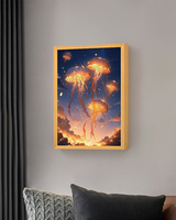 Boîte d'Ombre LED Figurine Anime - Affichage Lumineux Dynamique 3D avec Luminosité Réglable | Veilleuse Décorative pour Chambre