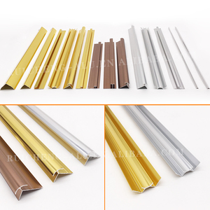 Trọng lượng nhẹ 6000 loạt nhôm tường TRIM hiện đại đúc cho dân cư trang trí dễ dàng cài đặt uốn Hàn - Product Image 6