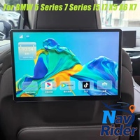 Moniteur d'Appuie-Tête de Voiture 13,3'' pour Sièges Arrière, Écran 2K pour BMW Série 5, Série 7, i5, i7, X5, X6, X7, Lecteur Multimédia Android