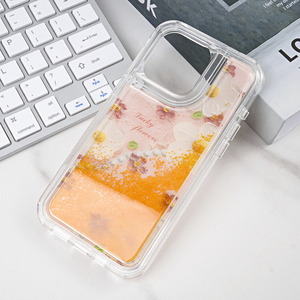 Sang Trọng Thiết Kế Đẹp Chống Sốc Dòng Chảy Hạt Cát Lún Điện Thoại Di Động Trường Hợp Tùy Chỉnh Điện Thoại Di Động Bìa Cho Iphone 17 16 Pro Bán Buôn - Product Image 5