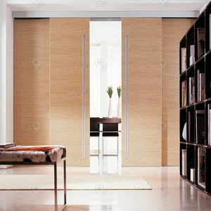 Structure coulissante stable, sans blocage ni accrocs, matériau haute résistance, <span class=keywords><strong>porte</strong></span> <span class=keywords><strong>de</strong></span> grange en bois fiable pour cuisine et chambre - Product Image 5