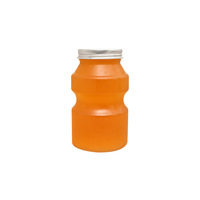 Bouteilles de boisson en PET de 500 ml jetables en gros avec bouchon en aluminium, impression offset, bouteilles de thé au lait tendance, en stock