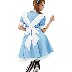 Costume Lolita <span class=keywords><strong>Alice</strong></span> mignon et doux pour Halloween, Noël, <span class=keywords><strong>jeux</strong></span>, fête dans le <span class=keywords><strong>pays</strong></span> <span class=keywords><strong>des</strong></span> <span class=keywords><strong>merveilles</strong></span>, cosplay, robe de femme de chambre, uniforme, personnage Daisy - Product Image 2