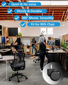 Roulettes de <span class=keywords><strong>chaise</strong></span> de bureau personnalisées Roues de remplacement Ruedas De Oficina <span class=keywords><strong>pour</strong></span> planchers de bois franc et <span class=keywords><strong>tapis</strong></span> Roulettes De Bureau - Product Image 2
