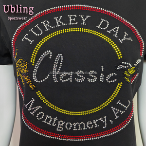 Giảm Giá Lớn Bling Rhinestone Hotfix Chuyển Thiết Kế Sáng Bóng Rhinestone Chuyển Mô Hình Sắt Trên Chuyển Cho T Áo Sơ Mi - Product Image 6