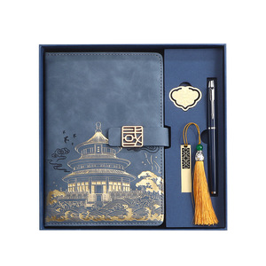 A5 <span class=keywords><strong>Notebook</strong></span> bisnis sampul keras populer nasional Koi kreatif 100 lembar Set kotak hadiah sempurna sampul kulit buku catatan A3 A6 A7 - Product Image 1