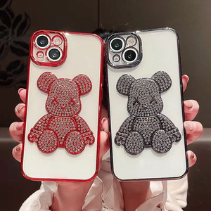 Coque de téléphone 3d ours violent mignon personnalisée en gros pour <span class=keywords><strong>Iphone</strong></span> 13 14 15 <span class=keywords><strong>Pro</strong></span> Max Cover - Product Image 3