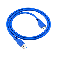 Harga pabrik pengisian cepat kabel Data USB mikro 3.0 jaket PVC dan pelindung anyaman mendukung kabel sinkronisasi cepat