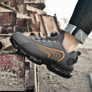 Dernier modèle <span class=keywords><strong>de</strong></span> chaussures <span class=keywords><strong>de</strong></span> sécurité pour la construction industrielle l'hiver composite imperméable à l'eau <span class=keywords><strong>semelle</strong></span> en caoutchouc paresseux bouton <span class=keywords><strong>de</strong></span> laçage libre rotatif en toile - Product Image 4