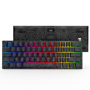 XVX M61 Pro Mechanische Tastatur Topo graphische 61 Tasten Tri-Mode RGB Hintergrund beleuchtete USB Typ C Gaming Mechanische Tastatur - Product Image 1