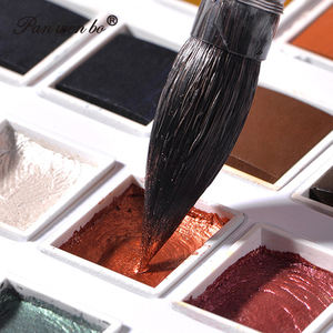 36 couleurs 48 couleurs de peinture <span class=keywords><strong>aquarelle</strong></span> artiste peinture <span class=keywords><strong>aquarelle</strong></span> avec brosse éponge Palette - Product Image 3