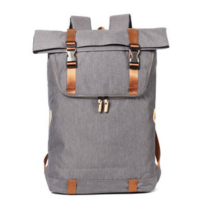 Logo personnalisé pour hommes Roll Top Gym Sport Football Basketball Sac à dos de voyage avec dispositif antivol et doublure en polyester - Product Image 1
