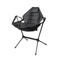 Camping léger chaise berçante loisirs aluminium et acier jardin plage inclinable hamac chaise pliante