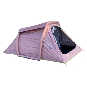 Outdoor camping Pink series inflatable one-room one-room tent 2-3 people camping tent