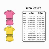 Ensembles de Vêtements d'Été Classiques pour Enfants : T-shirt et Jupe Courte, Tenues de Sport pour Filles, Vente en Gros, OEM