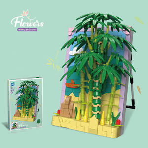 Nuevo diseño, juegos de bloques de construcción 3D, marco de fotos DIY para flores, orquídea de crisantemo, decoración del hogar con flores pintadas - Product Image 6