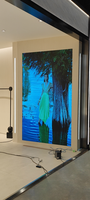 Écran LED d'intérieur couleur 4K P1.86 haute résolution, panneau mural vidéo intelligent pour le comptage des personnes, ascenseurs, centres commerciaux, éducation