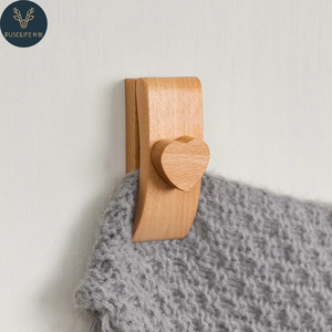 Puselife NOUVEAU Cintres en bois de hêtre <span class=keywords><strong>pour</strong></span> tapisseries, crochets de présentation <span class=keywords><strong>pour</strong></span> <span class=keywords><strong>tableaux</strong></span>, clips de suspension murale <span class=keywords><strong>pour</strong></span> édredons avec vis <span class=keywords><strong>pour</strong></span> salon - Product Image 1