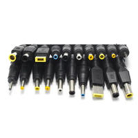 Hot 10 pièces/ensemble universel pour ordinateur portable, chargeur d'alimentation cc adaptateur embouts connecteur Jack à prise de charge