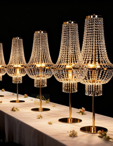 Soporte <span class=keywords><strong>de</strong></span> Flores Metálico Dorado <span class=keywords><strong>para</strong></span> Boda, Candelabro <span class=keywords><strong>de</strong></span> Cristal, Soporte <span class=keywords><strong>de</strong></span> Luz <span class=keywords><strong>para</strong></span> Camino <span class=keywords><strong>de</strong></span> <span class=keywords><strong>Mesa</strong></span>, Decoración Dorada <span class=keywords><strong>para</strong></span> <span class=keywords><strong>Centros</strong></span> <span class=keywords><strong>de</strong></span> <span class=keywords><strong>Mesa</strong></span> <span class=keywords><strong>de</strong></span> Boda - Product Image 1