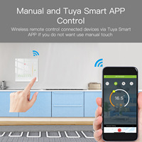 Contrôleur de température Programmable via wi-fi, commutateur de Thermostat pour maison intelligente, chauffage au sol, économie d'énergie