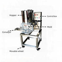 Nouvelle conception de machine à faire des tartes aux légumes, machine à former des galettes de viande 220 volts, 2100 pièces par heure, machine à faire des tartes à la citrouille