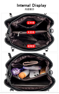 Nouveau Sac à Main de Luxe pour Femme, Grande Capacité, en Cuir PU Souple, Sac Fourre-Tout Vintage à Bandoulière - Product Image 6