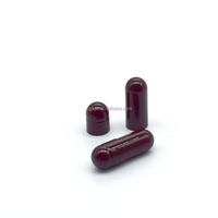 Capsules vides personnalisées d'impression et de couleur en or perlé Capsules violettes personnalisées