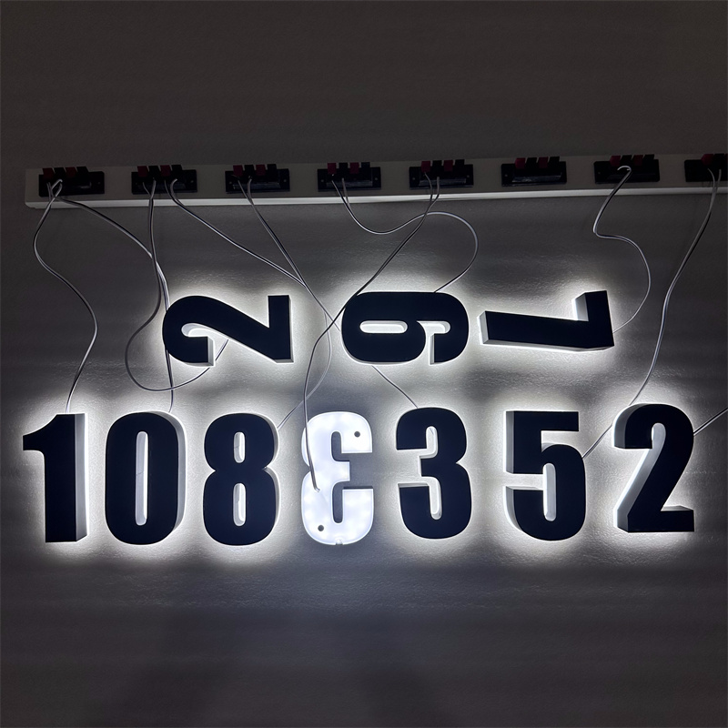 Led Letter Sign Led 3d Led Lighted Door Sign Front and Backlit Letters 3D Light up Letter Sign