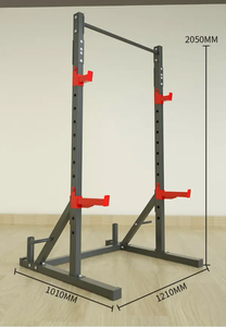 Multifuncional Home Gym <span class=keywords><strong>Squat</strong></span> <span class=keywords><strong>Rack</strong></span> Power <span class=keywords><strong>Rack</strong></span> com Placas De Peso De Metal e Barras De Fitness para Musculação - Product Image 5
