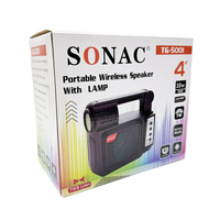 SONAC-altavoz TG-5001 tws inalámbrico, mini altavoz portátil bt para escritorio
