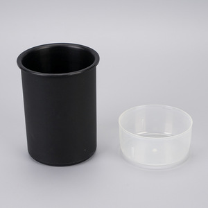 Round Drain Cup With Plastic Lid Black Water Collection Bucket L Size Versatile <b>Dish</b> <b>Rack</b> Accessory - Product Image 2