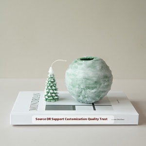 Hot-Bán Trang Trí Nội Thất Handmade Cao cấp Tác Phẩm Nghệ Thuật Xoắn Ốc Xoay Dòng Bóng Hình Hương Liệu Nến Làm Bằng Sáp Đậu Nành - Product Image 2